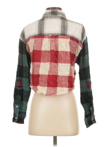 American Eagle Outfitters Long Sleeve Button-Down Shirt (view 2)