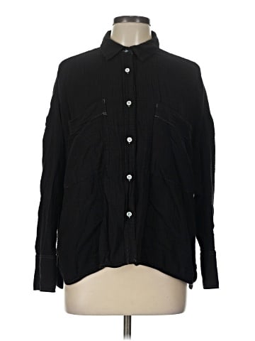 Magaschoni Long Sleeve Button-Down Shirt (view 1)