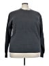 JCPenney Solid Gray Pullover Sweater Size 3X - photo 1
