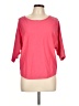 Luna Pink 3/4 Sleeve Top Size L - photo 1