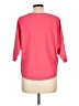 Luna Pink 3/4 Sleeve Top Size L - photo 2