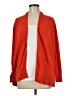 Lands' End 100% Cotton Orange Cardigan Size M (petite) - photo 1