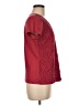 Van Heusen Floral Burgundy Short Sleeve Top Size M - photo 4