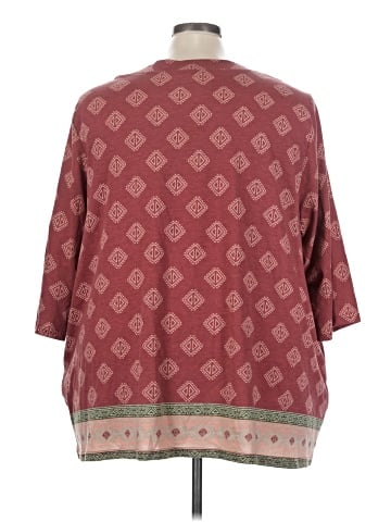 Woman Within 3/4 Sleeve T-Shirt (view 2)