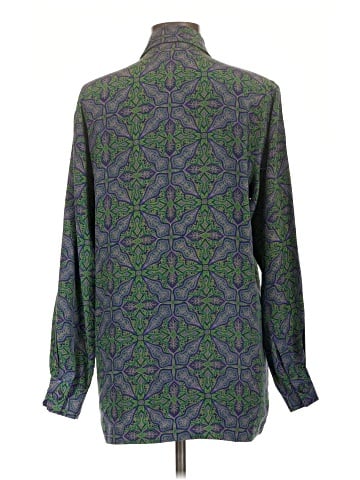Evan Picone Long Sleeve Silk Top (view 2)