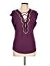 SB Purple Sleeveless Blouse Size L - photo 1