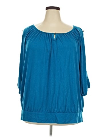 Faded Glory 3/4 Sleeve Blouse (view 1)