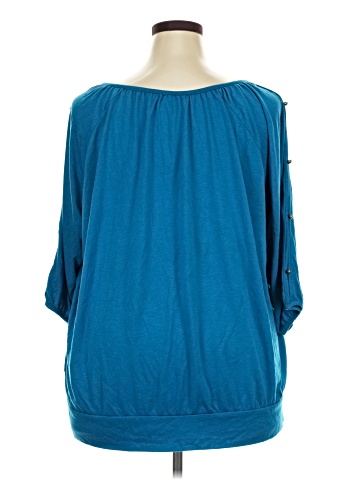 Faded Glory 3/4 Sleeve Blouse (view 2)