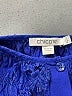 Chico's Blue Short Sleeve Blouse Size Lg (2) - photo 7