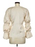 1.State 100% Polyester Ivory Long Sleeve Blouse Size M - photo 2