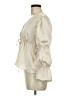 1.State 100% Polyester Ivory Long Sleeve Blouse Size M - photo 5