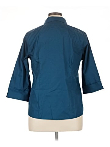Lands' End 3/4 Sleeve Button-Down Shirt (view 2)
