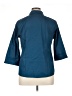 Lands' End Blue 3/4 Sleeve Button-Down Shirt Size 16 (petite) - photo 2