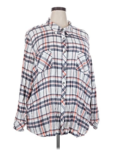 Natural Reflections Long Sleeve Button-Down Shirt (view 1)