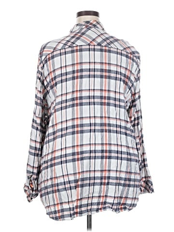 Natural Reflections Long Sleeve Button-Down Shirt (view 2)