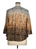 Ruby Rd. Animal Print Gold 3/4 Sleeve Blouse Size XL (petite) - photo 2