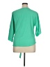 CBR Green 3/4 Sleeve Top Size 1X - photo 2