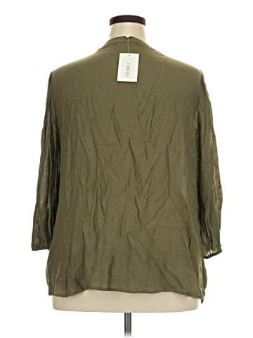 Como Blu 3/4 Sleeve Blouse (view 2)
