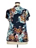 Lavish Blue Short Sleeve Blouse Size 3X - photo 2