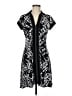 Cache Graphic Black Casual Dress Size 8 - photo 1