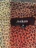 AaKaa 100% Polyester Animal Print Brown Long Sleeve Blouse Size M - photo 7