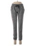 David Lerner Checkered-gingham Gray Track Pants Size XS - photo 1