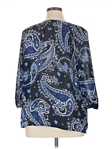 Roz & Ali 3/4 Sleeve Blouse (view 2)