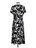 Dotti Print Black Casual Dress Size L - photo 2