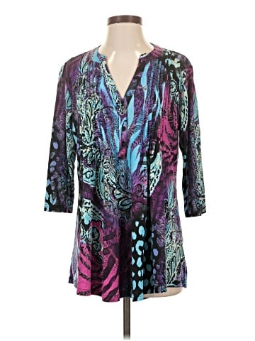 La Cera 3/4 Sleeve Blouse (view 1)