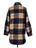 Topshop Plaid Blue Coat Size 0 - photo 2