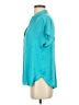 Naked Zebra 100% Polyester Teal Short Sleeve Blouse Size S - photo 5