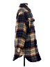 Topshop Plaid Blue Coat Size 0 - photo 4