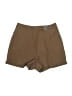 AHEAD Solid Brown Khaki Shorts Size 8 - photo 1
