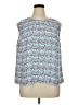 Talbots Outlet Blue Sleeveless Blouse Size 1X - photo 1
