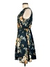 Neesha 100% Polyester Floral Blue Cocktail Dress Size M - photo 5