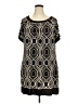 En Focus Studio Black Short Sleeve Blouse Size 20 - photo 1