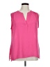 Chaus 100% Polyester Pink Sleeveless Blouse Size XL - photo 1