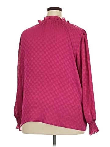 NY Collection Long Sleeve Blouse (view 2)