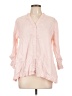 Sympli 100% Linen Pink 3/4 Sleeve Blouse Size L (estimated) - photo 1