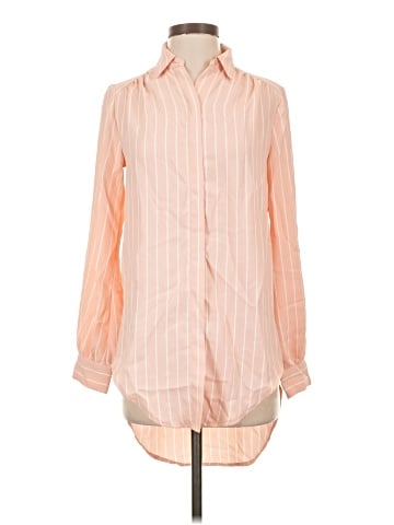 Express Long Sleeve Button-Down Shirt (view 1)