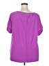Cato Purple Short Sleeve Blouse Size 18 - photo 2