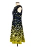 North Style Polka Dots Yellow Cocktail Dress Size 8 - photo 5