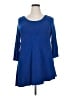 Joan Vass Blue 3/4 Sleeve Top Size 2X - photo 1