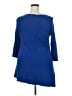Joan Vass Blue 3/4 Sleeve Top Size 2X - photo 2