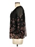 Lovestitch Black 3/4 Sleeve Blouse Size M - photo 5