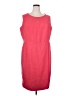 Jones Studio Solid Red Casual Dress Size 20 - photo 1