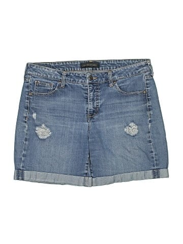 Celebrity Gold Denim Shorts (view 1)