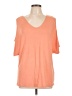 Venus Orange Short Sleeve Top Size L - photo 1