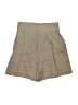 Zara Solid Tan Khaki Shorts Size XS - photo 2