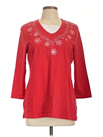 Trilogy by Morning Sun 3/4 Sleeve Top (view 1)